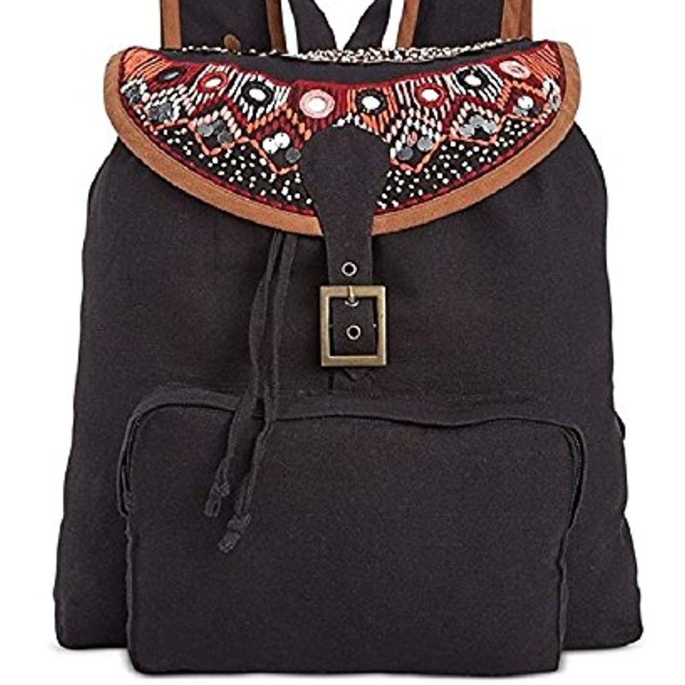 American Rag Embroidered Mirror Backpack